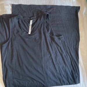 lululemon black “All Yours Tank Maxi Dress”